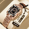 Orologio P785 donna oro rosa – quadrante colorato cinturino in acciaio 8mm