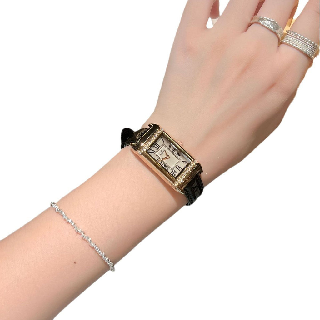Montre personnalisée étanche bracelet acier inox – gravure nom waterproof