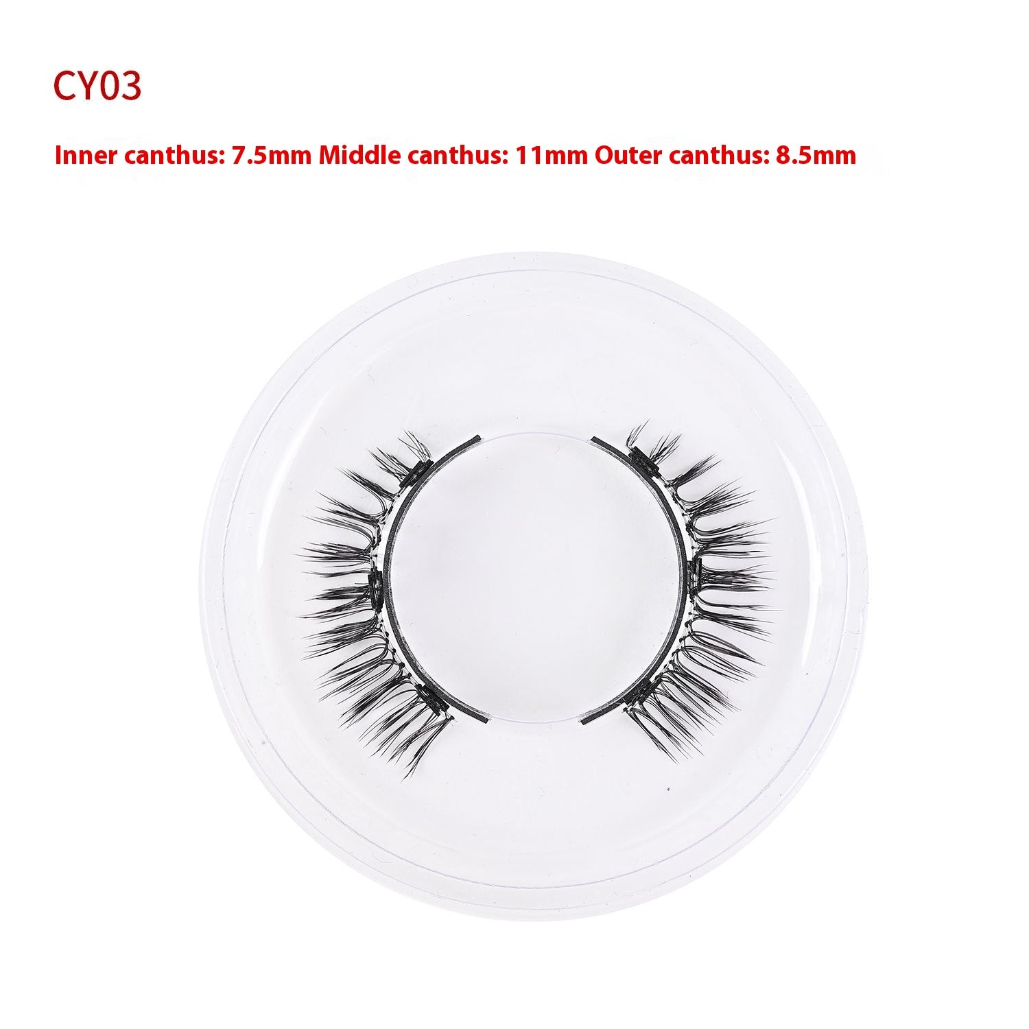 Trio of Magnetic False Eyelashes Without Glue – Natural, Long-Lasting, Reusable