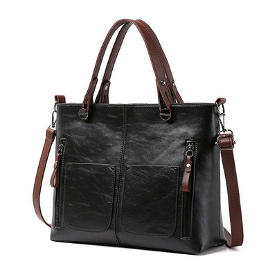 Sac à bandoulière rétro grande capacité pour femme