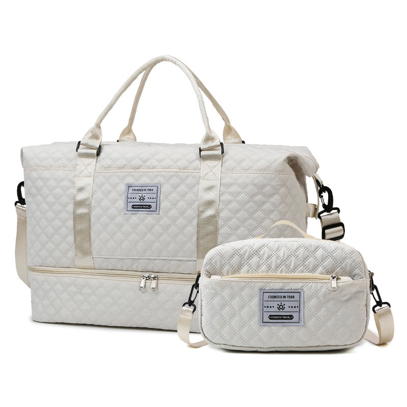 Sac yoga grande capacité matelassé brodé tissu Oxford – 20+ couleurs unisexe