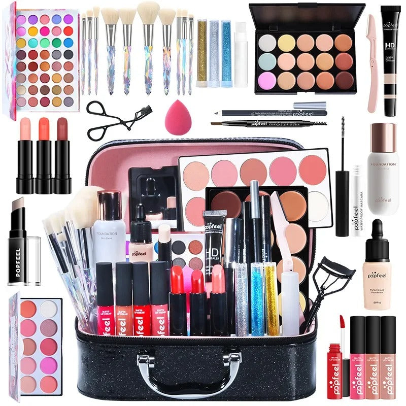 Kit maquillage débutant complet KIT014# – cadeau étudiante nude naturel