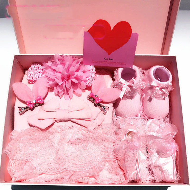 Ensemble bébé fille en coton 0 à 9 mois