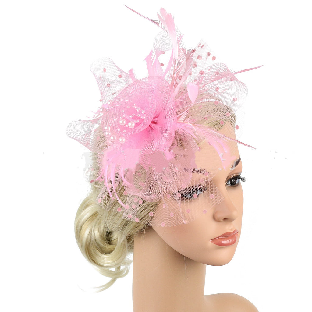 BANDEAU BILLYCOCK MAILLE MARIÉE – 35 COULEURS FLEURS FAIT MAIN