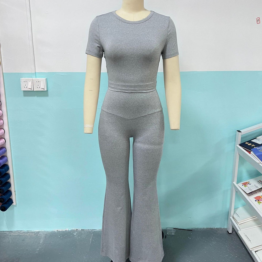ENSEMBLE DE SPORT DÉCONTRACTÉ FEMME – 2 PIÈCES MANCHES 3/4 MULTI-OCCASIONS