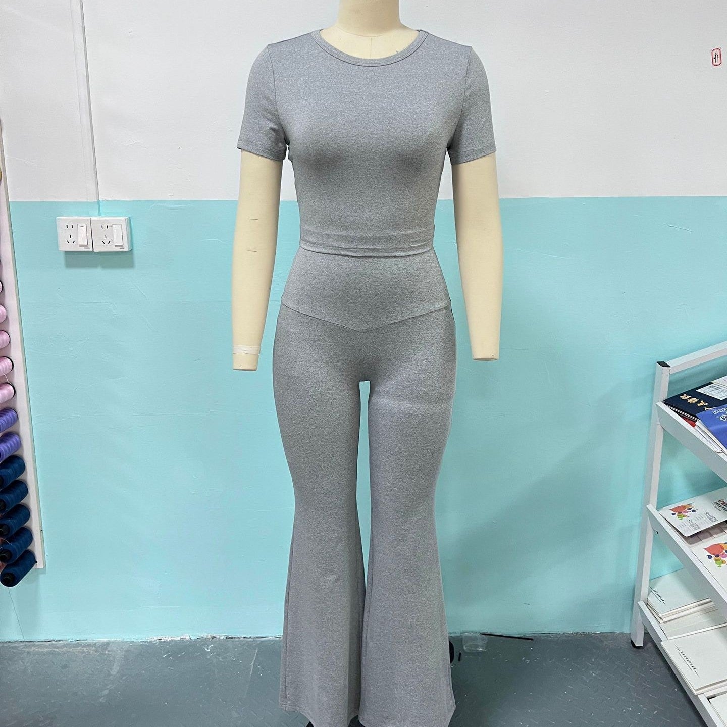 ENSEMBLE DE SPORT DÉCONTRACTÉ FEMME – 2 PIÈCES MANCHES 3/4 MULTI-OCCASIONS