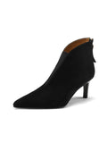 Bottes élastiques chic à talon fin stiletto
