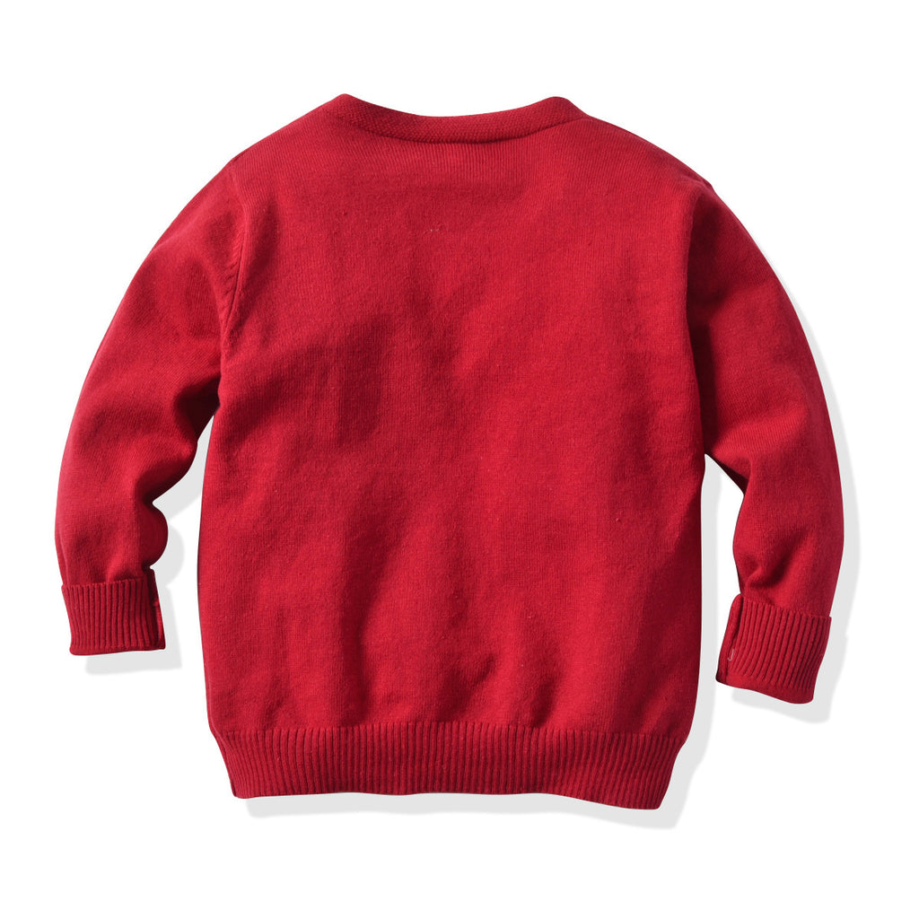 Pull college style varsity garçon 100% coton – tailles enfant Carvose Chic