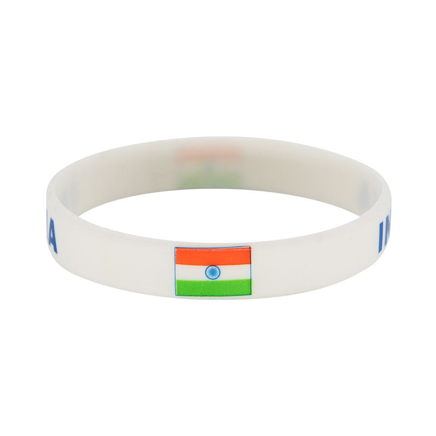 Bracelet drapeau silicone unisexe – accessoire sport 20 cm, style FIFA