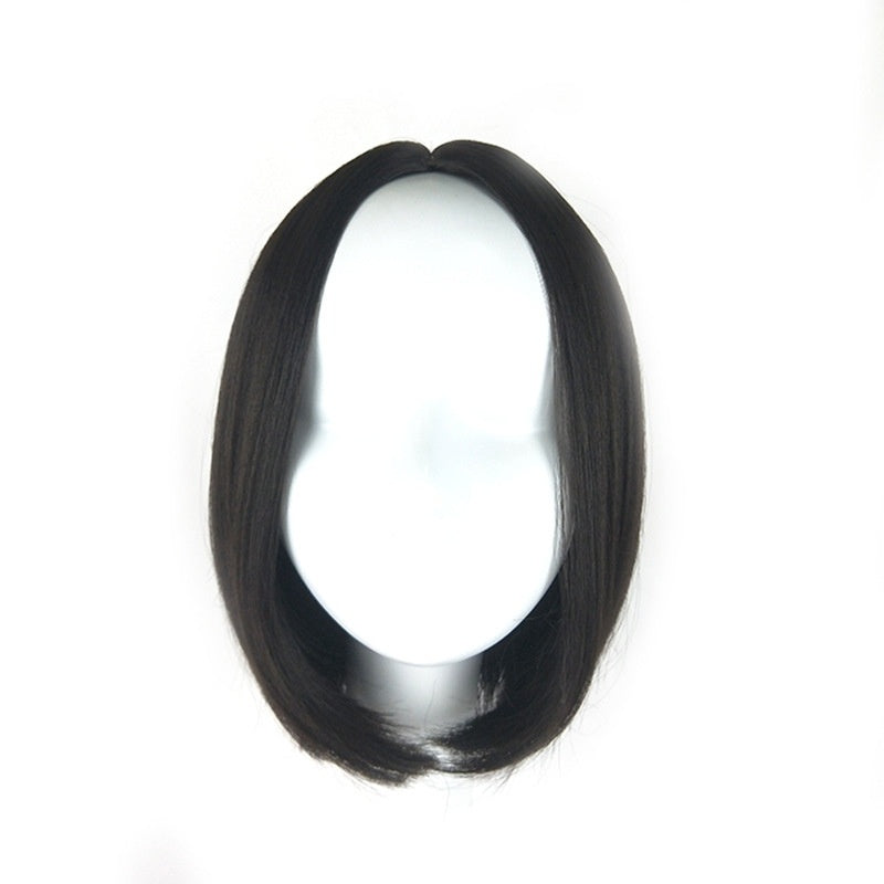 Perruque courte bob cheveux humains brésiliens noirs Remy femme