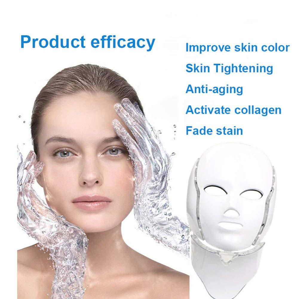 Masque LED Visage & Cou – Soin Anti-Âge & Éclat