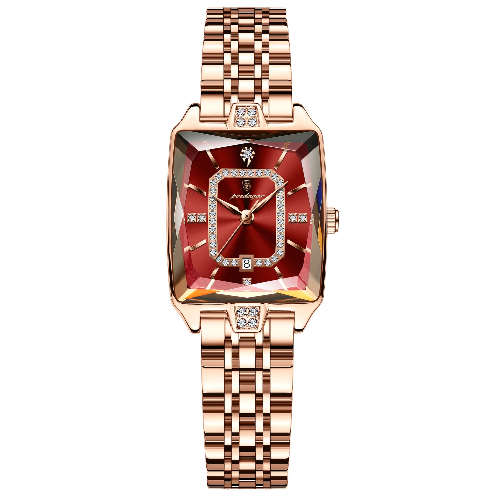 Orologio P785 donna oro rosa – quadrante colorato cinturino in acciaio 8mm