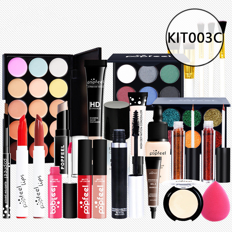 Kit maquillage débutant KIT011 – concealer eyeliner sourcil naturel 8+ couleurs