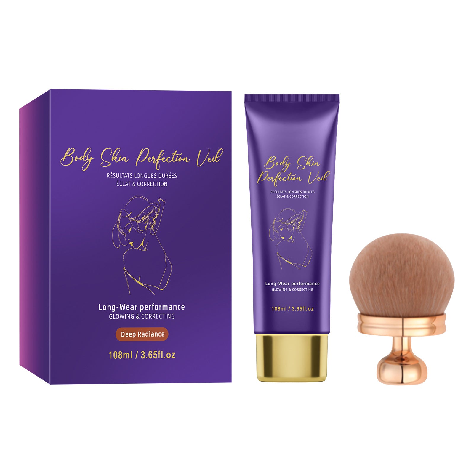 Fond de teint peau unifiante longue durée – naturel lumineux transparent quotidien