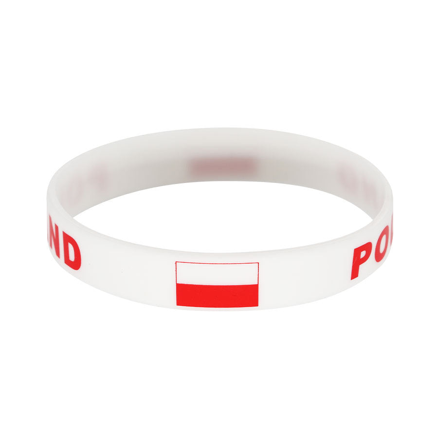 Bracelet drapeau silicone unisexe – accessoire sport 20 cm, style FIFA