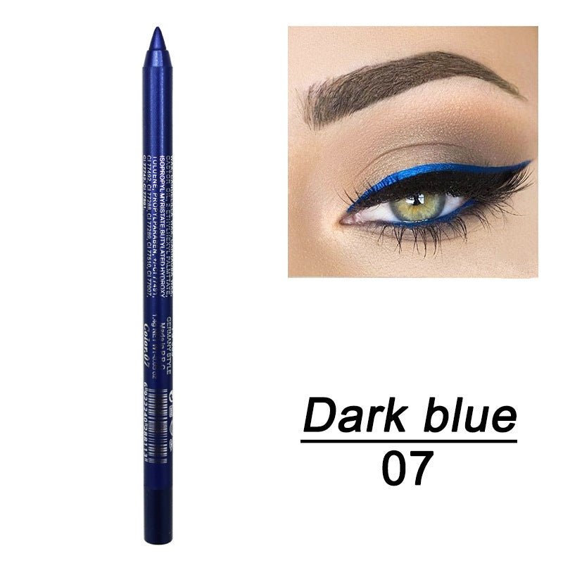Eyeliner gel double usage waterproof – longue tenue, 14 couleurs