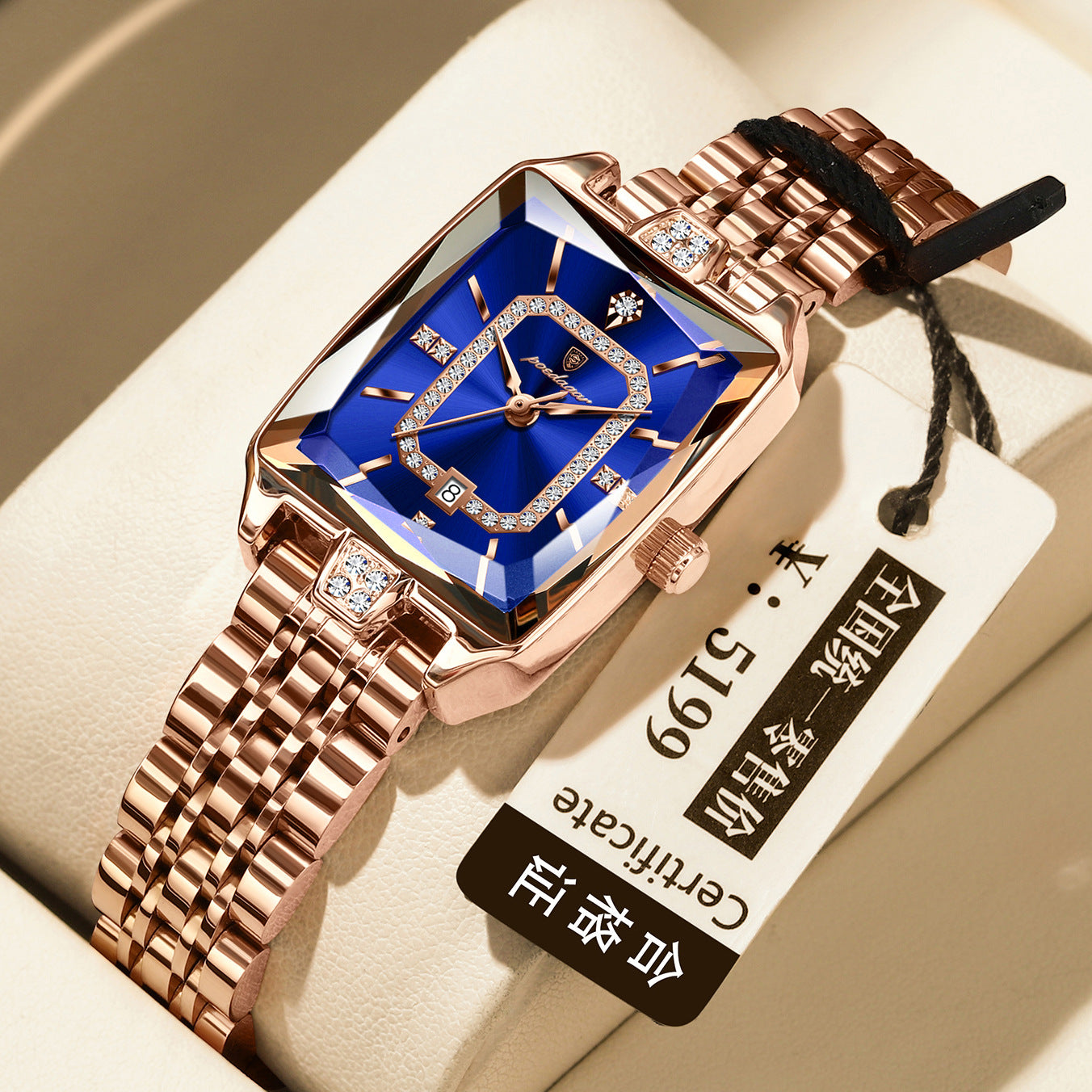 Orologio P785 donna oro rosa – quadrante colorato cinturino in acciaio 8mm