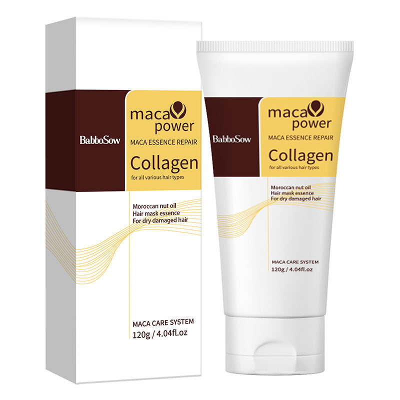 Mascarilla capilar con colágeno hidratante y nutritiva – tratamiento profundo reparador con aceites esenciales