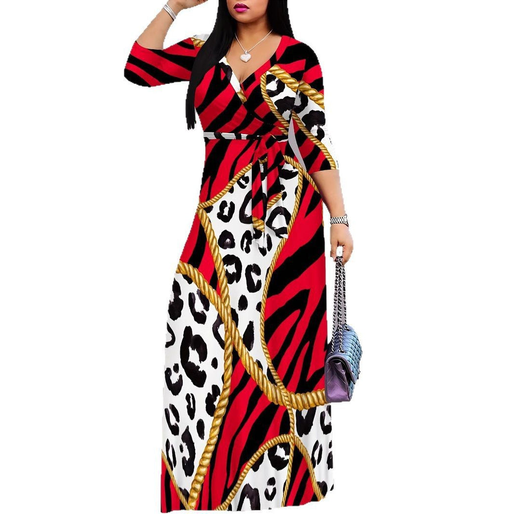 Robe à lacets élégante et minimaliste pour femme