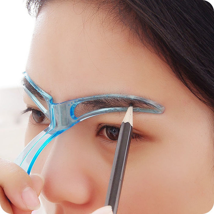 1 pochoir spécial eyeliner pour maquillage sourcils