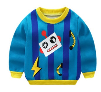 Sweat-shirt camion épais peluche enfants Carvose Chic