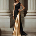 Robe en satin chic et sophistiquée femme
