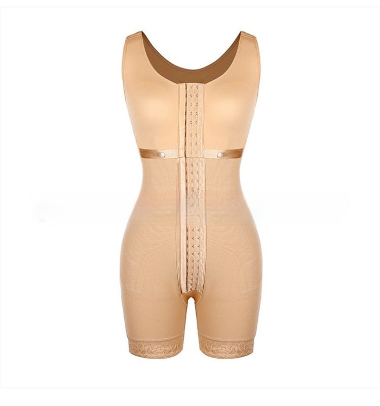 Combinaison gagnante ventre plat effet lift – Nylon Spandex nude/noir S-6XL best-sellers-tendance