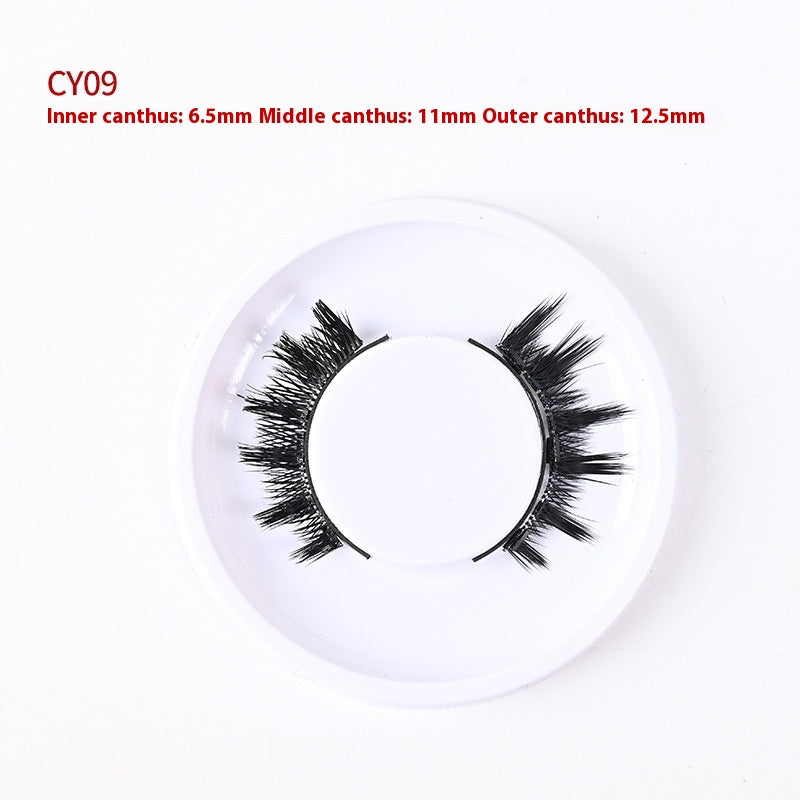 Trio of Magnetic False Eyelashes Without Glue – Natural, Long-Lasting, Reusable