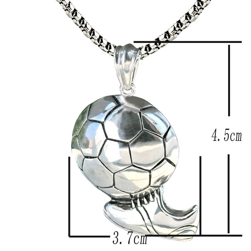 Pendentif collier basket foot – Style sport