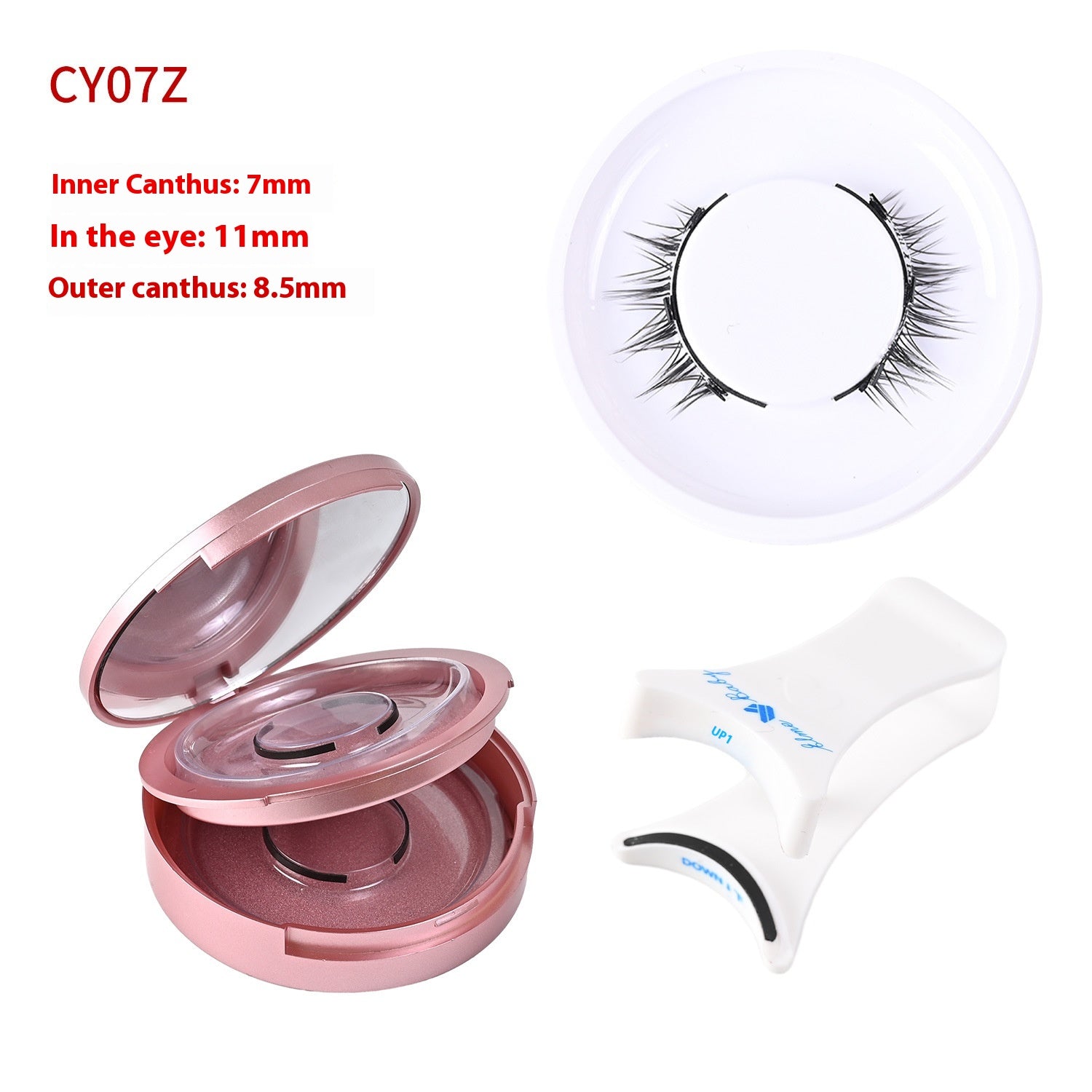 Trio of Magnetic False Eyelashes Without Glue – Natural, Long-Lasting, Reusable