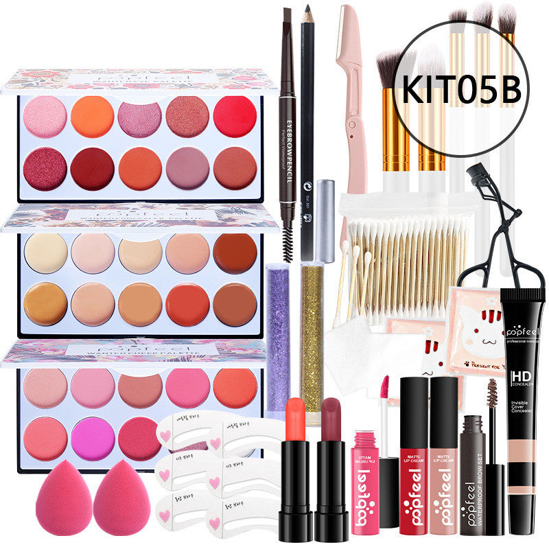 Kit maquillage débutant KIT011 – concealer eyeliner sourcil naturel 8+ couleurs