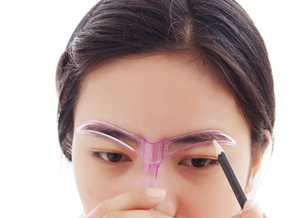 1 pochoir spécial eyeliner pour maquillage sourcils