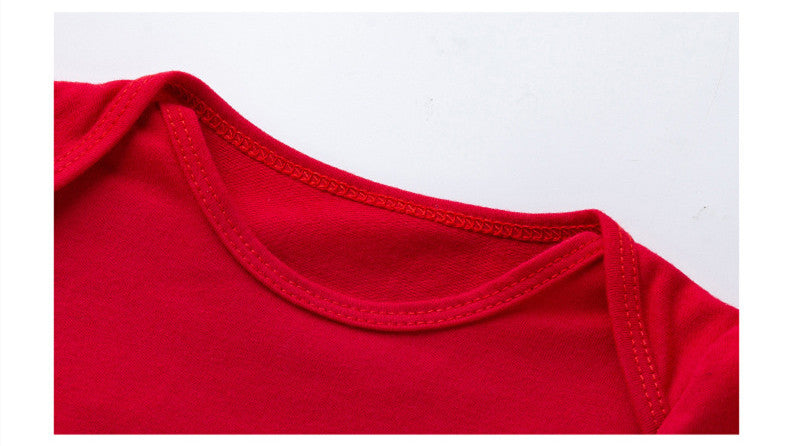 Robe bébé fille de Noël à volants en maille – bandeau assorti, style européen et américain