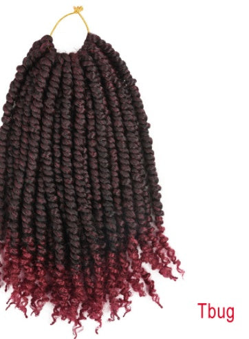 Tresses crochet passion twist TOMO africaines pré-torsadées effet dirty braids