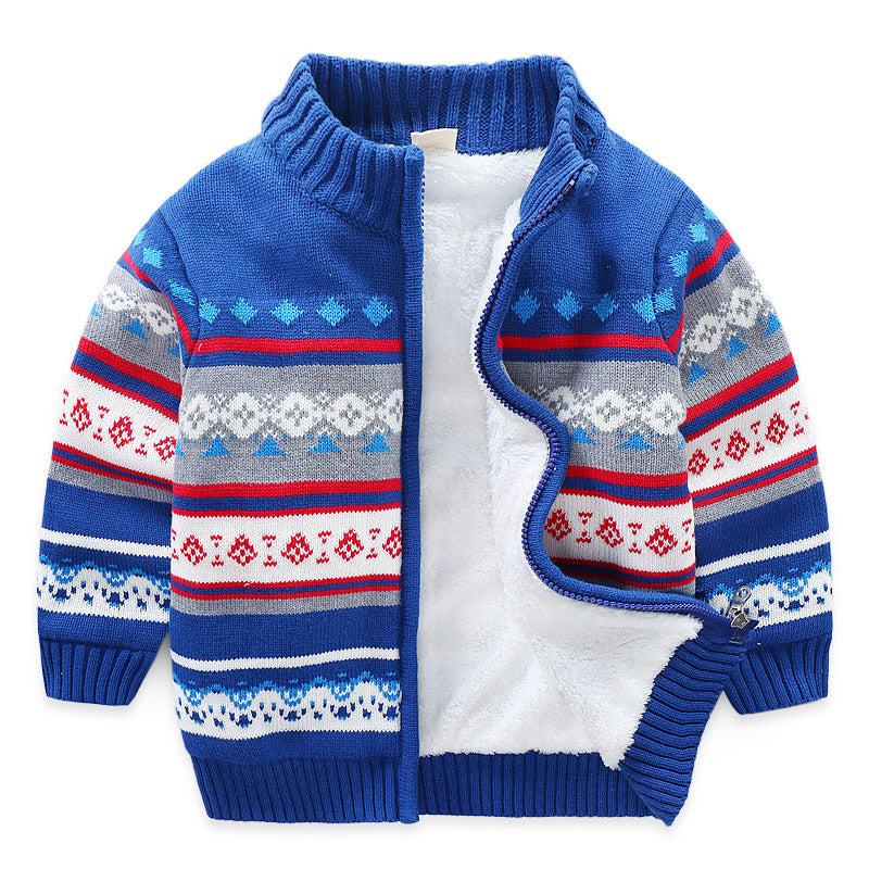 Gilet peluche épais cardigan A manches style coréen Carvose Chic