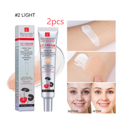 CC Cream Correctrice Hydratante Waterproof – Base de Maquillage Femme