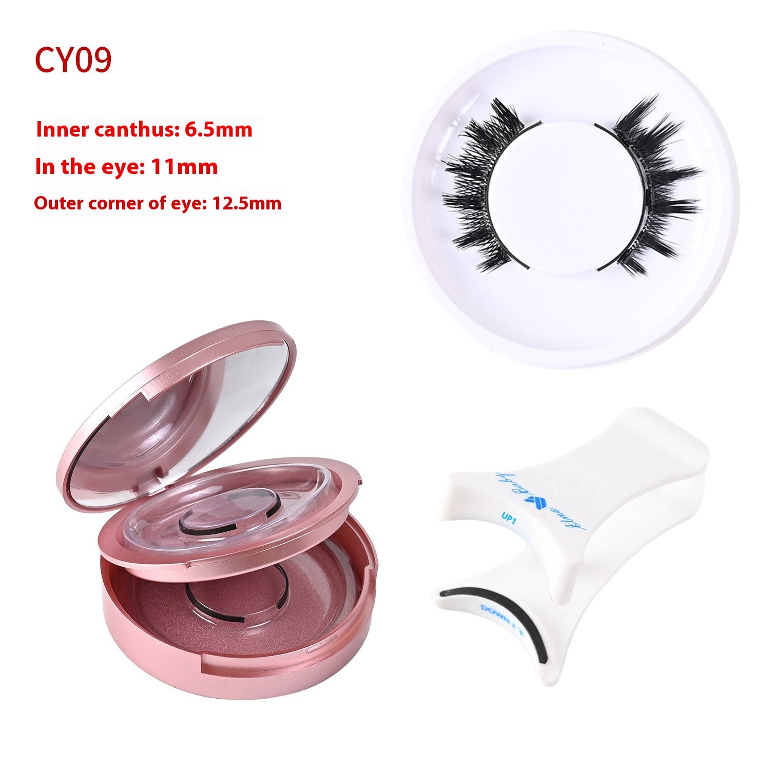 Trio of Magnetic False Eyelashes Without Glue – Natural, Long-Lasting, Reusable