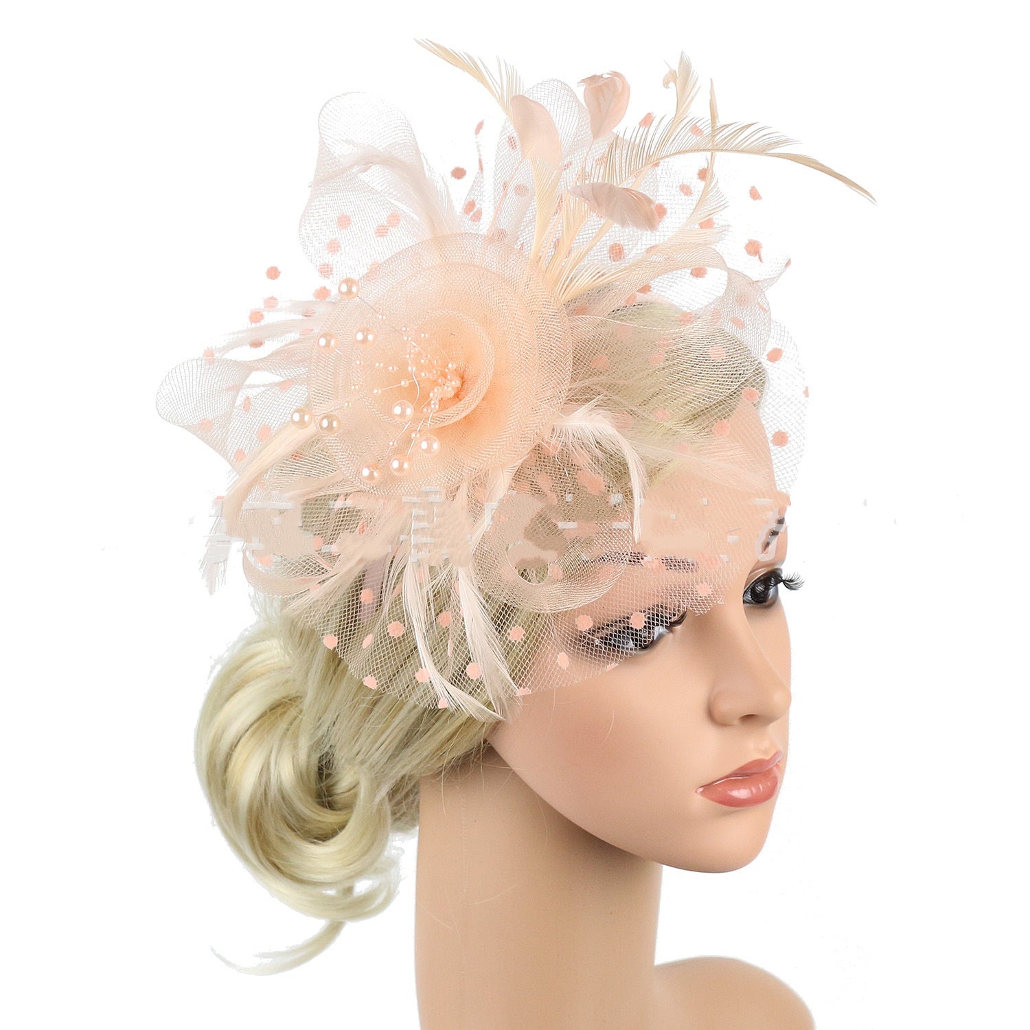 BANDEAU BILLYCOCK MAILLE MARIÉE – 35 COULEURS FLEURS FAIT MAIN