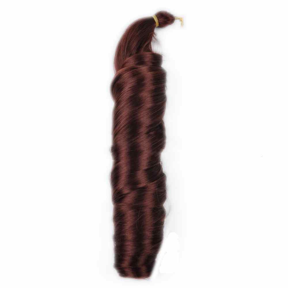 Tresses crochet françaises loose wave 22 pouces