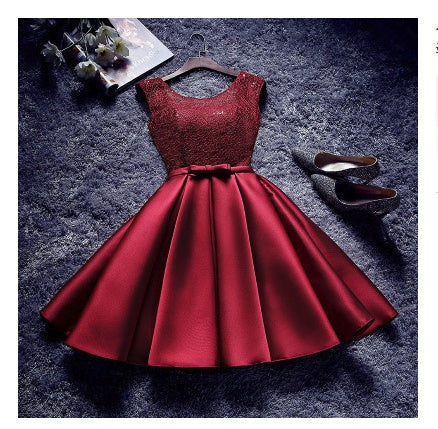 Robe  élégante style coréen – Robe de cérémonie chic coupe slim