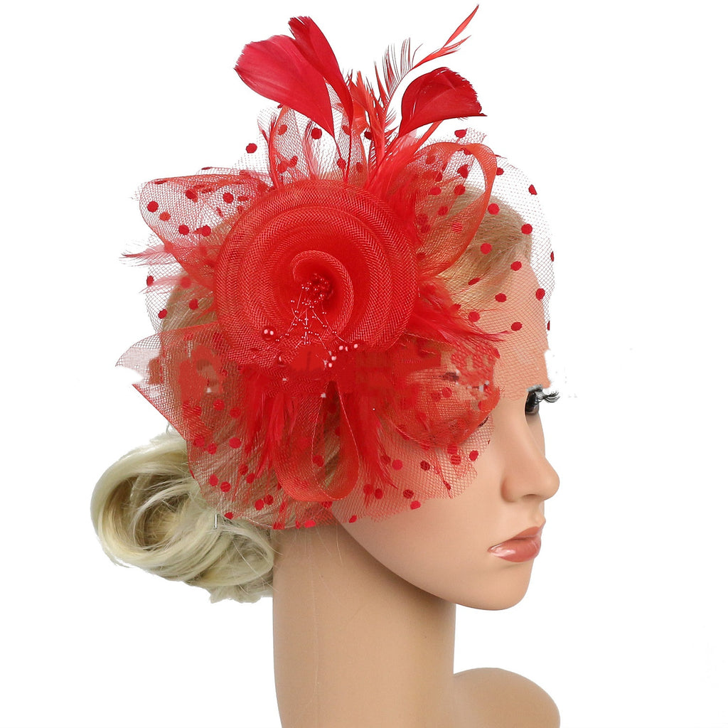 BANDEAU BILLYCOCK MAILLE MARIÉE – 35 COULEURS FLEURS FAIT MAIN
