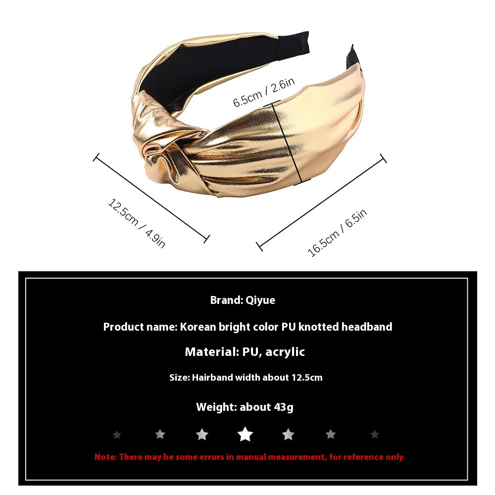 Barrette noeud tissu lumineux – Fixation douce pour cheveux