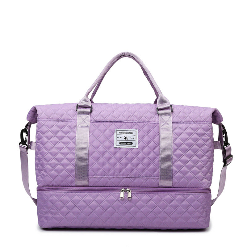 Sac yoga grande capacité matelassé brodé tissu Oxford – 20+ couleurs unisexe