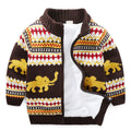 Gilet peluche épais cardigan A manches style coréen Carvose Chic