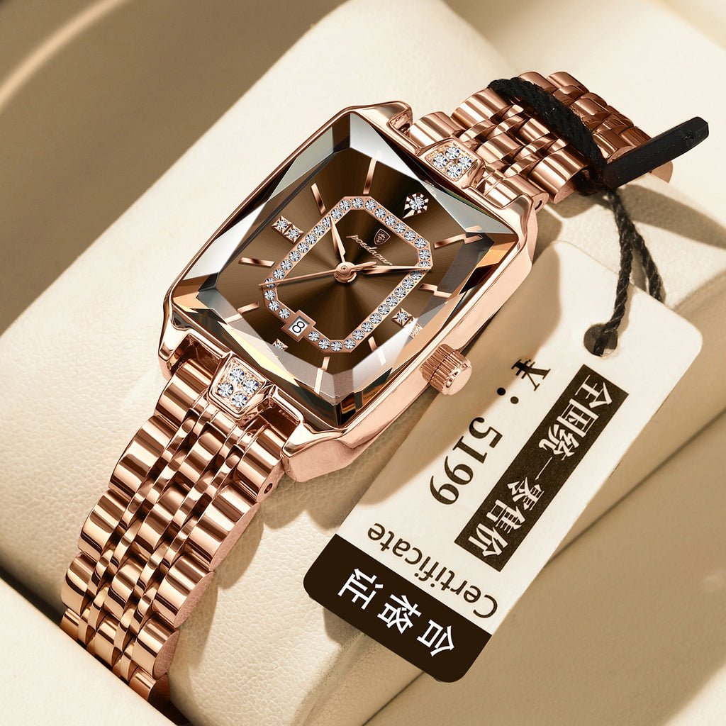 Orologio P785 donna oro rosa – quadrante colorato cinturino in acciaio 8mm