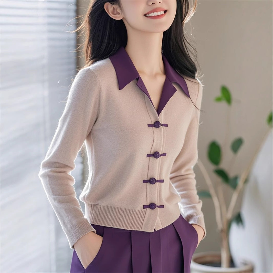 Haut Femme Style Chinois Chic