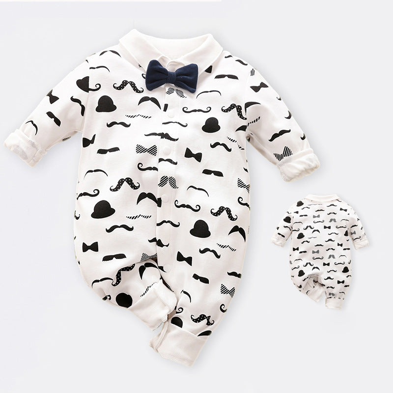 Body bébé manches longues style coréen en coton