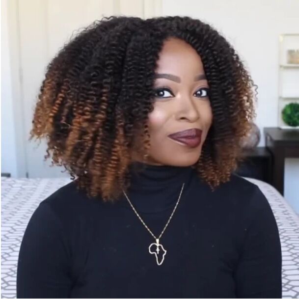 Perruque cheveux courts bouclés tête d'explosion petit bouclés perruque perruque