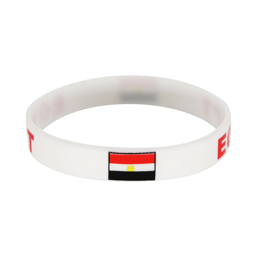 Bracelet drapeau silicone unisexe – accessoire sport 20 cm, style FIFA