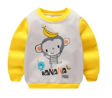 Sweat-shirt camion épais peluche enfants Carvose Chic